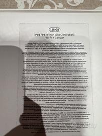 IPAD PRO 11” WIFI+CELLULAR 128GB M1