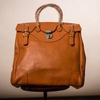 Borsa-valigia donna Benetton NUOVA, VERA PELLE