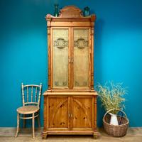 CREDENZA LIBERTY VETRINA VETRI INCISI DA FARMACIA