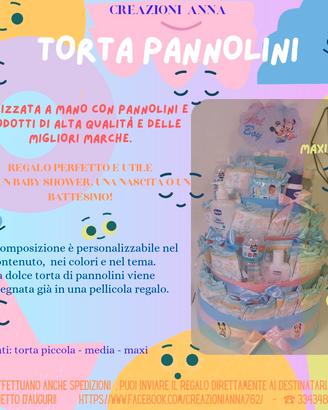torta pannolini 