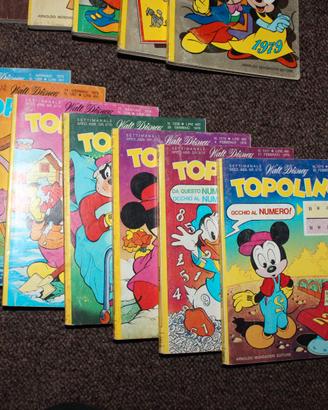 collezione topolino vintage 70/80 + paperino + man
