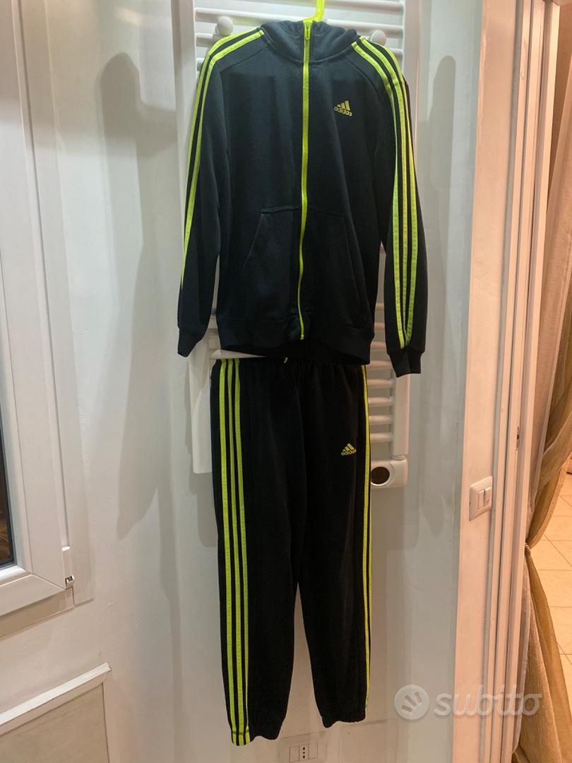 Tuta adidas shop verde fosforescente