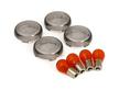KIT 4 LENTI LAMPADINE FUM RICAMBIO HARLEY FRECCE