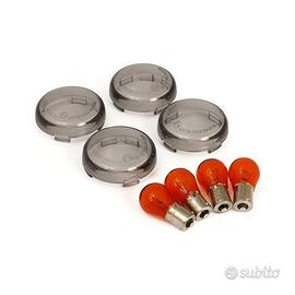 KIT 4 LENTI LAMPADINE FUM RICAMBIO HARLEY FRECCE