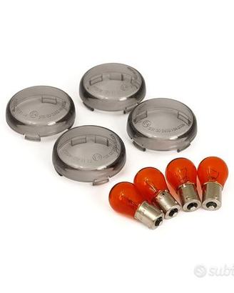 KIT 4 LENTI LAMPADINE FUM RICAMBIO HARLEY FRECCE