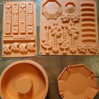 Formine x torta giostra con i cavalli in silicone