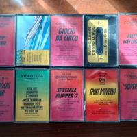 10 cassette di giochi per Commodore 64