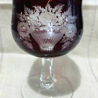 Portacaviale Antico Cristallo Rubino di Boemia