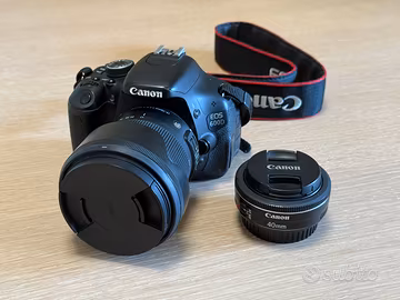 Reflex Canon 600D + obiettivi