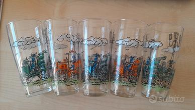 5 bicchieri Libbey vintage 1950 