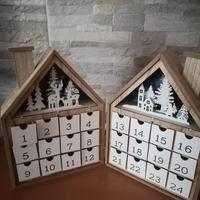 calendario avvento in legno