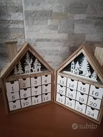 calendario avvento in legno