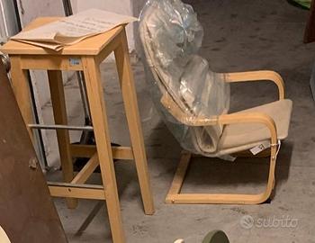 poltroncina per bambini mini Poang IKEA
