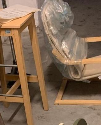 poltroncina per bambini mini Poang IKEA