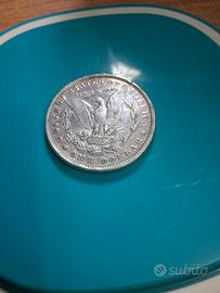 moneta 1 dollaro argento morgan 1880 zecca