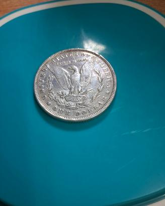 moneta 1 dollaro argento morgan 1880 zecca