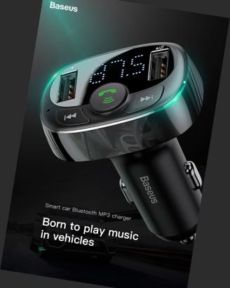 Trasmettitore FM Bluetooth Auto USB Caricatore Viv