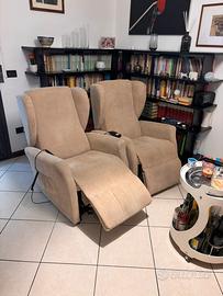 Poltrona reclinabile fino a 180 gradi