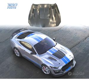 COFANO FORD MUSTANG 18-23 LOOK GT500 KR ALLUMINIO