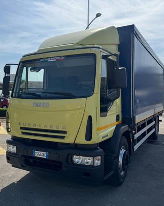Iveco Eurocargo 180e28 cassone centinato+sponda