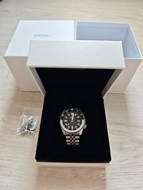 Seiko 5 Sport GMT Argento-Nero