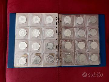 Collezione 144 monete argento. oltre 2,2kg Argento
