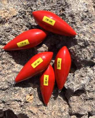 Piombi surf casting plastificati Ogiva 5 x130