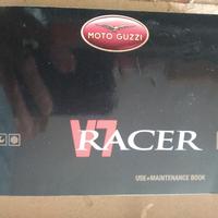 libretto uso e manutenzione moto Guzzi Racer