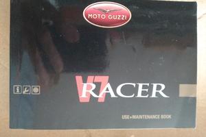 libretto uso e manutenzione moto Guzzi Racer