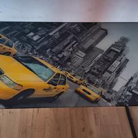  Scrivania in vetro con struttura nera – design mo