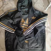 giacca a vento Adidas reversibile