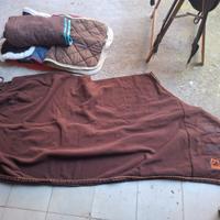 Coperta Tattini  cavalli in pile