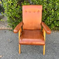 Poltrona inclunabile art deco