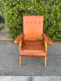 Poltrona inclunabile art deco