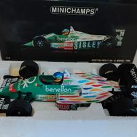 Benetton BMW B186 Berger F1 1986 Minichamps 1/18