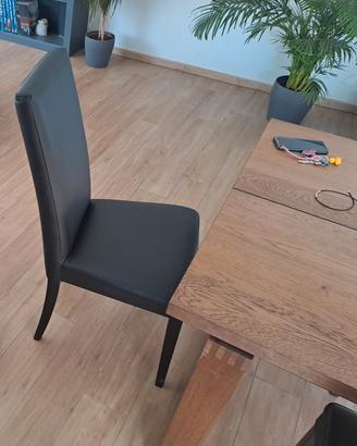 Sedia nera modello Luisa 