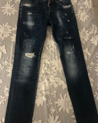 DSQUARED2 Catен’s Jeans – Jeans Denim Strappati