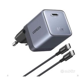 Nexode Air 65W Caricatore USB C con Cable USB C (G
