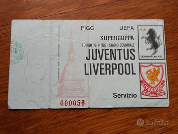 Biglietto da collezione Finale Supercoppa Juventus