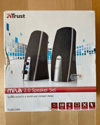 Trust MiLa 2.0 Casse Stereo PC USB 10W – Mod. 1669
