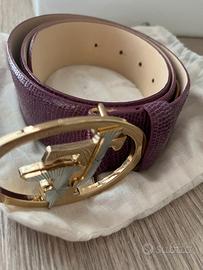 Cintura trussardi viola nuova mai usata