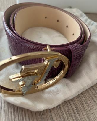 Cintura trussardi viola nuova mai usata