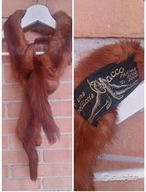 Sciarpa pelliccia visone vintage anni  '80