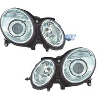 FARI PER MERCEDES CLASSE E W211 02-06 LENTE CROMAT