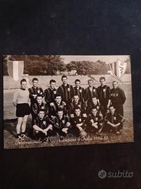 Cartolina  Vera  Fotografia   Internazionale  F.C.