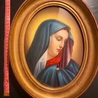 Quadro madonna ovale