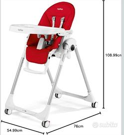 Seggiolone Peg Perego rosso