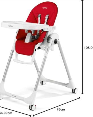 Seggiolone Peg Perego rosso