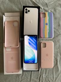 iPhone 11 Pro Max 256GB bianco + accessori Apple