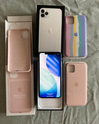 iPhone 11 Pro Max 256GB bianco + accessori Apple
